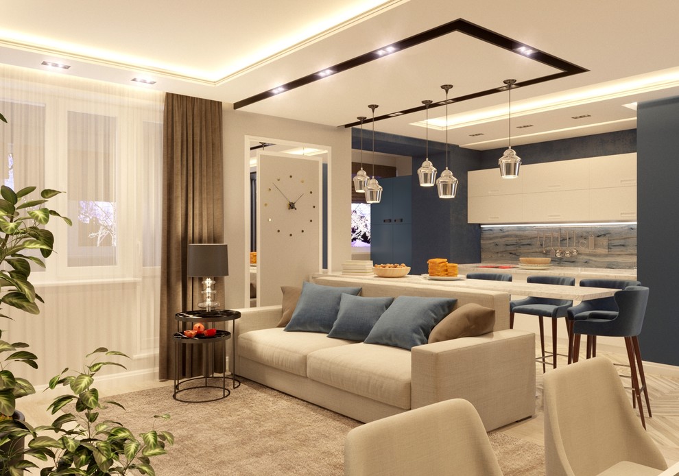 Квартира 89 м², Латышских стрелков, Казань