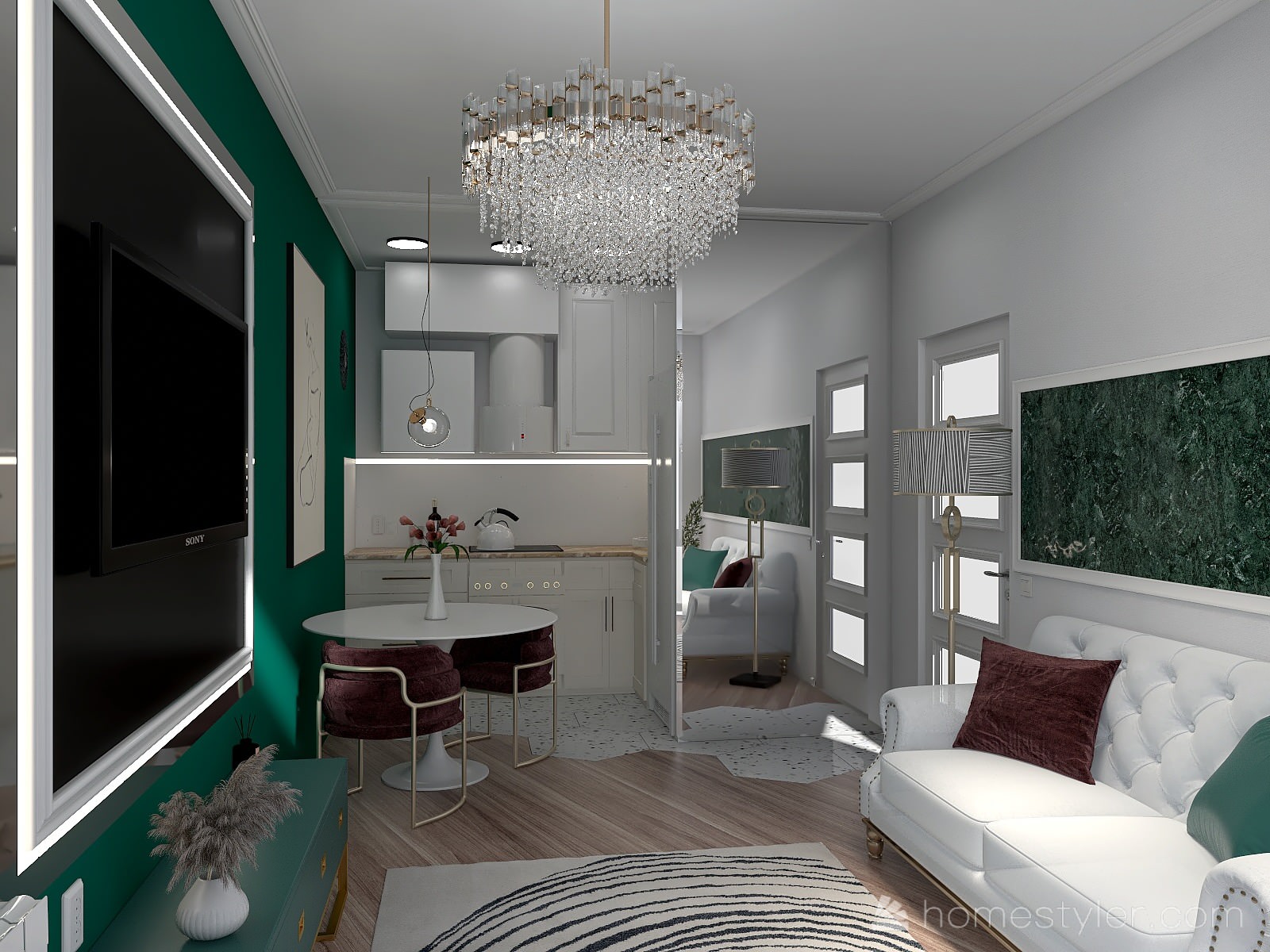 Кухня-гостиная для Ольги