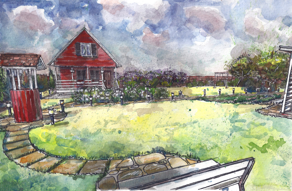 Проект благоустройства и озеленения территории в Подмосковье