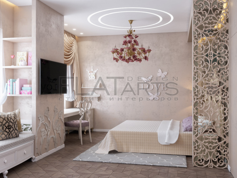 Арт-деко. Дизайн 4-ной квартиры 188кв.м