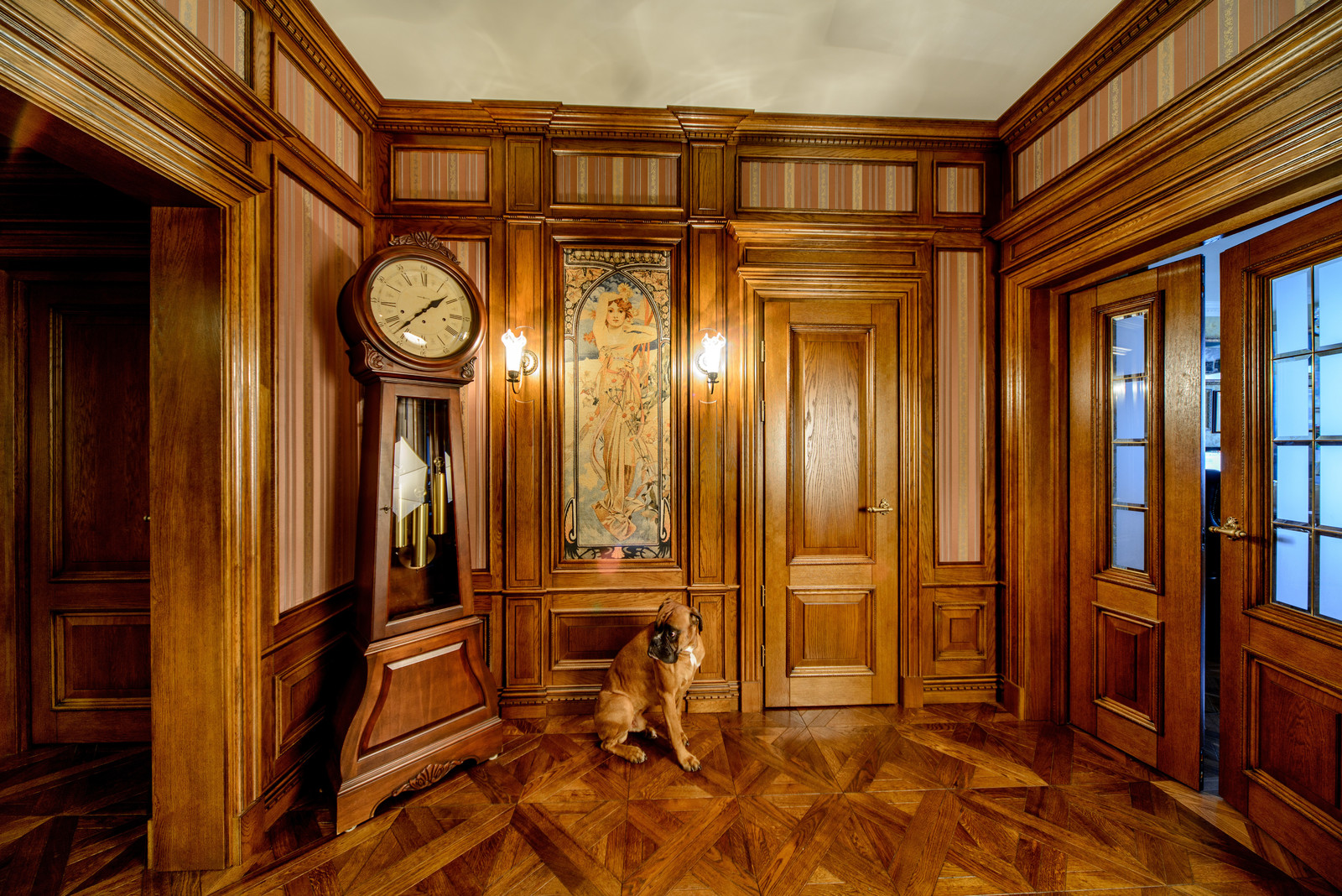 Отделка квартиры деревом