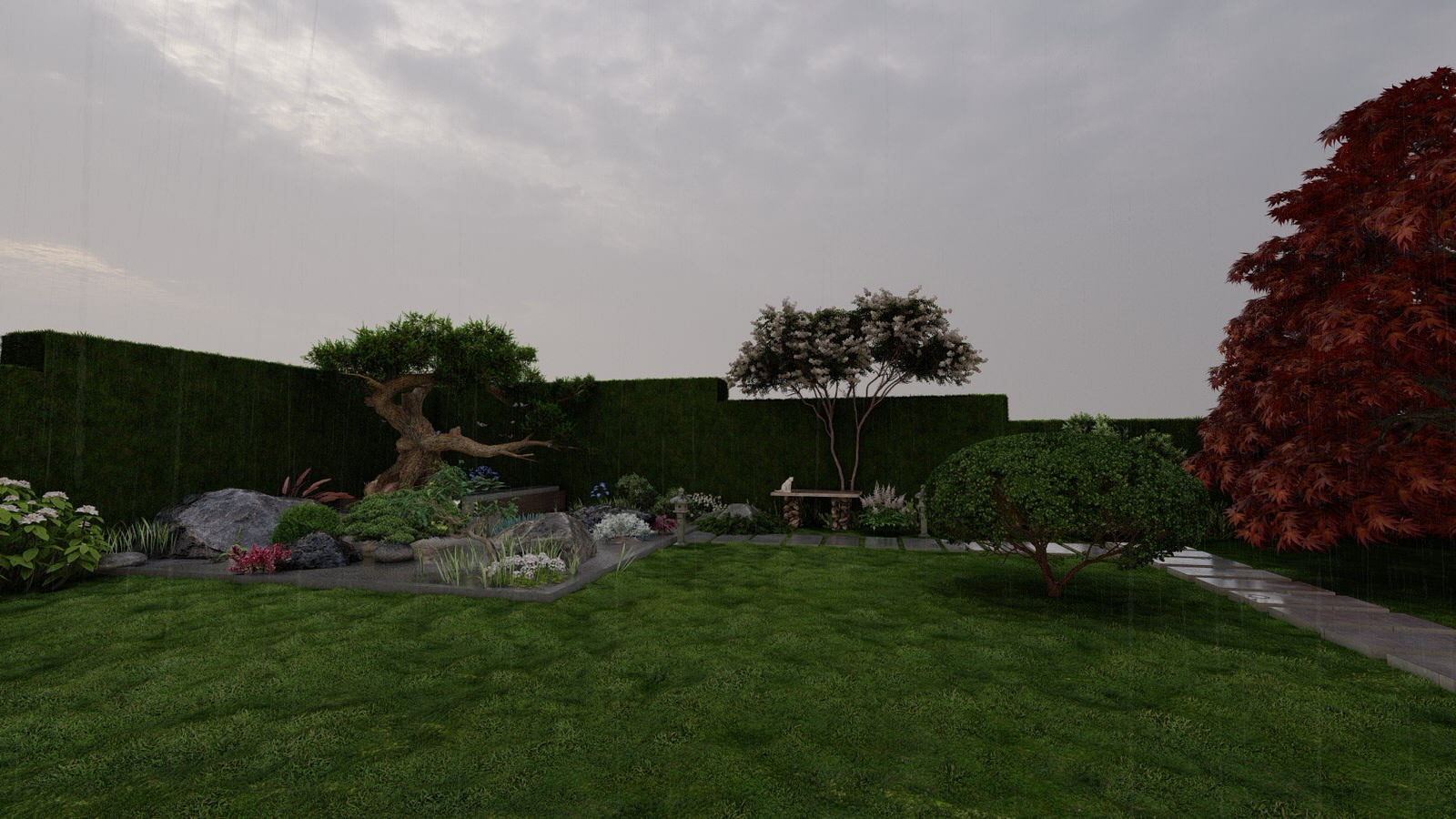 Сад "Многоликий". КП Райт Вилладж