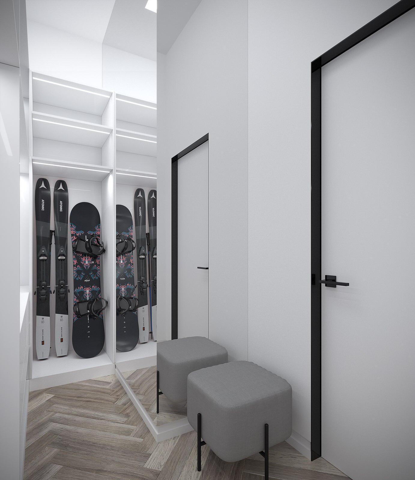 Жилая квартира для молодого человека, 99,48 кв.м.