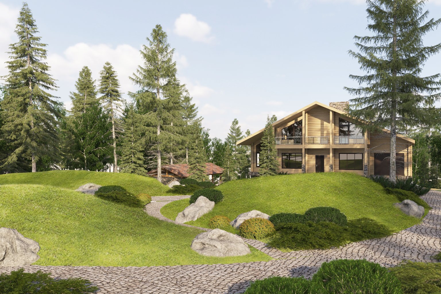 Сад Панорама природы.