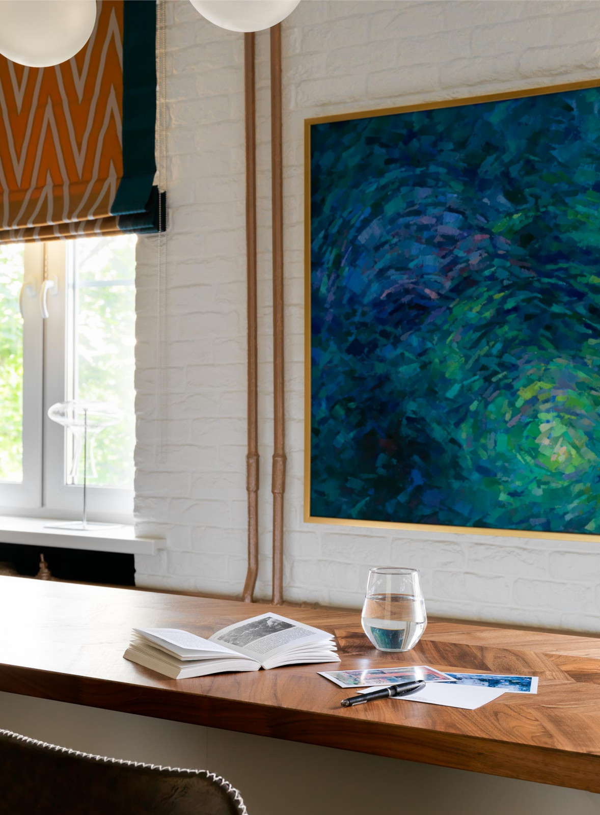 Изумруд и латунь