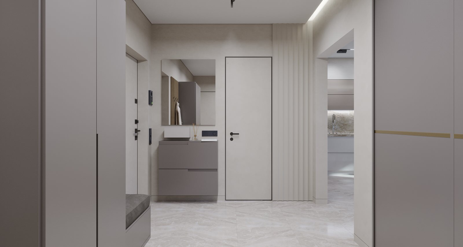 Проект оформления интерьера квартиры 90 кв.м.