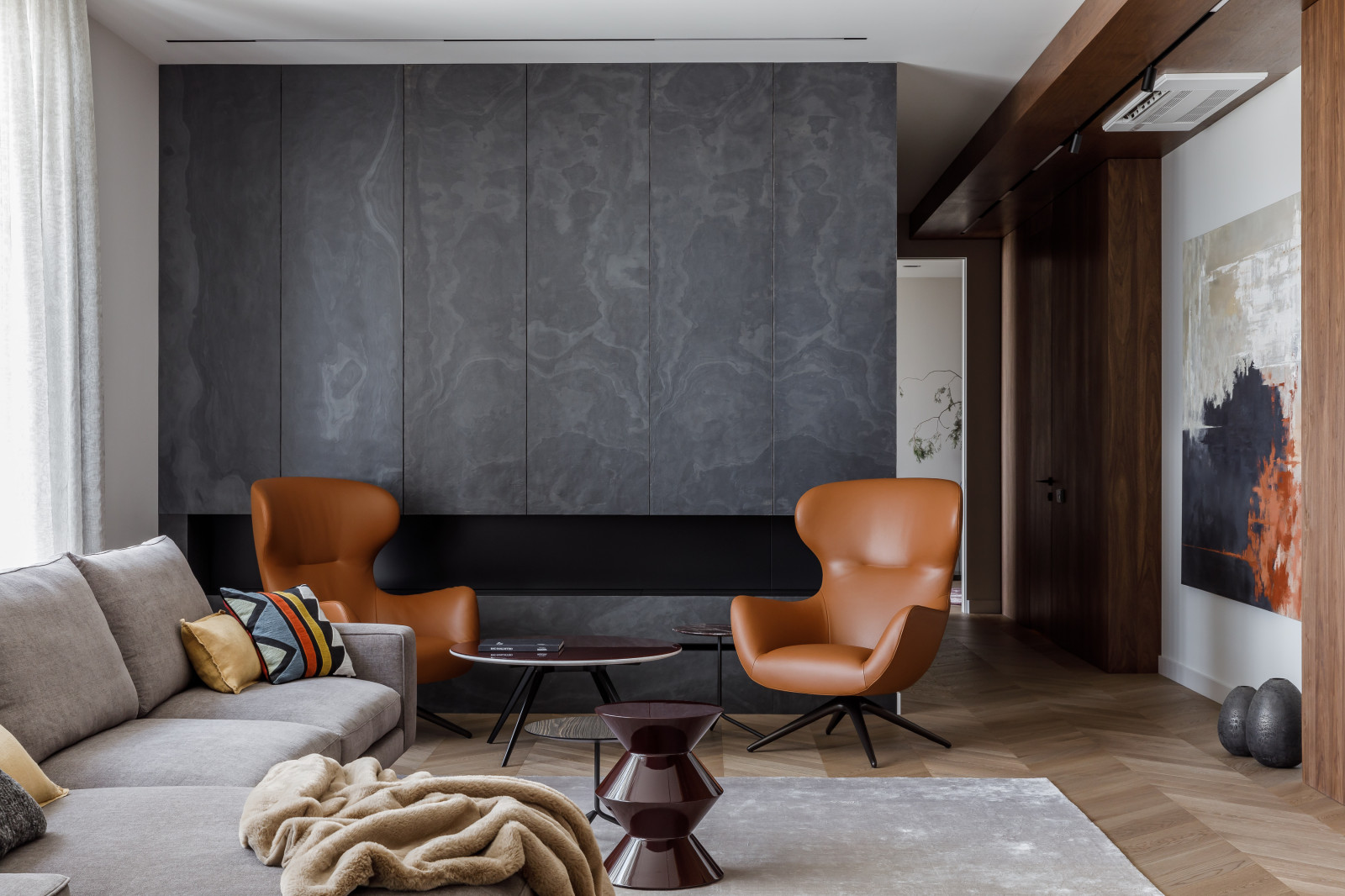 Houzz тур: Пентхаус с натуральными материалами в Краснодаре