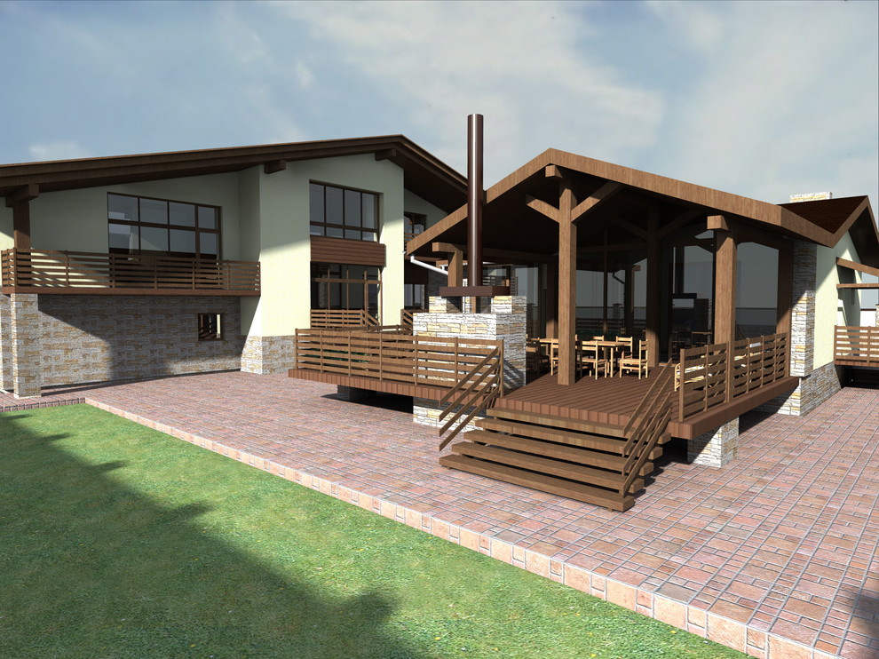 Дом с банным комплексом