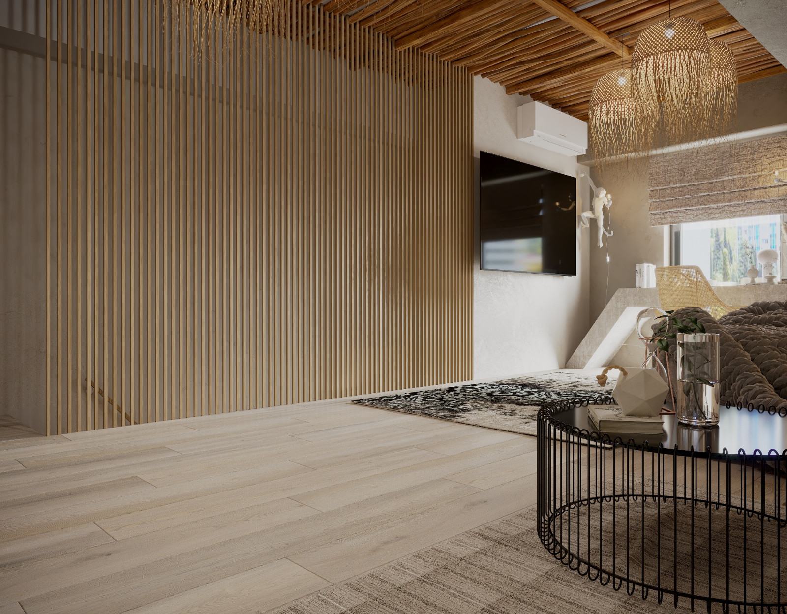 Двухуровневые апартаменты  76 кв.м