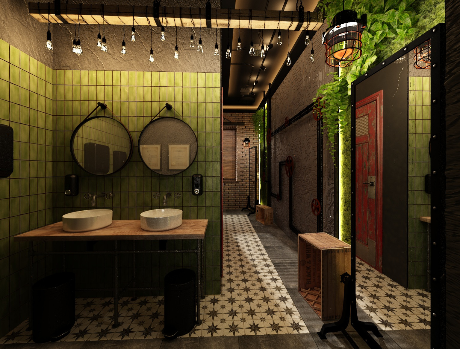 Обложка проекта: Санузел. Проект небольшого клубного ресторана. Кузбасс