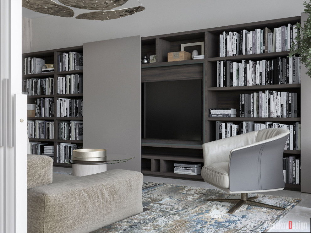 АПАРТАМЕНТЫ ЖК Резиденция Монэ.(гостиная)