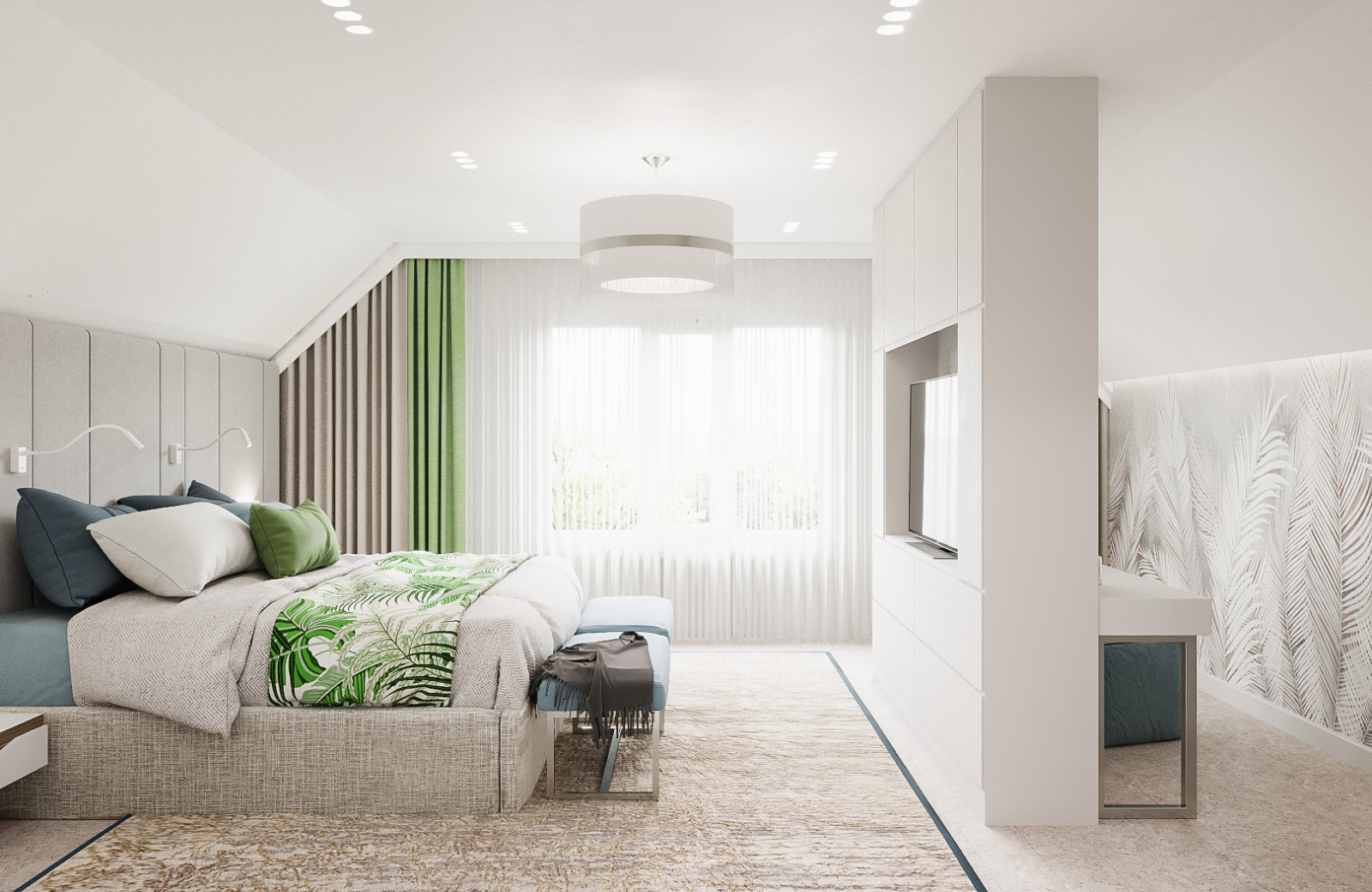 Коттедж с тремя детскими, 224 м2