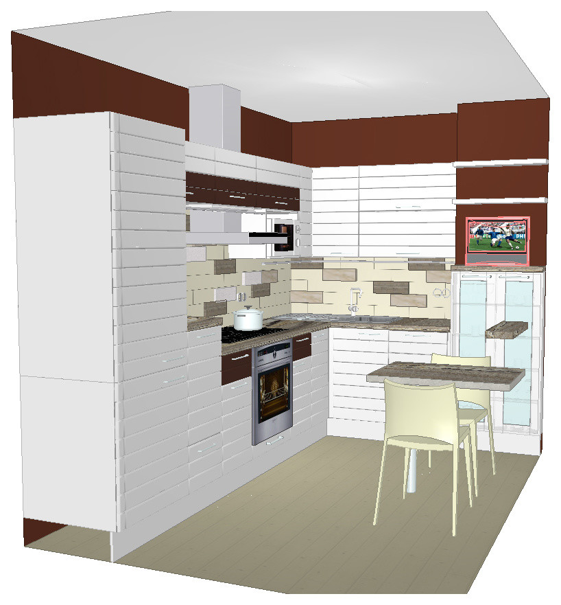 Кухня в коттеджном посёлке Пестово