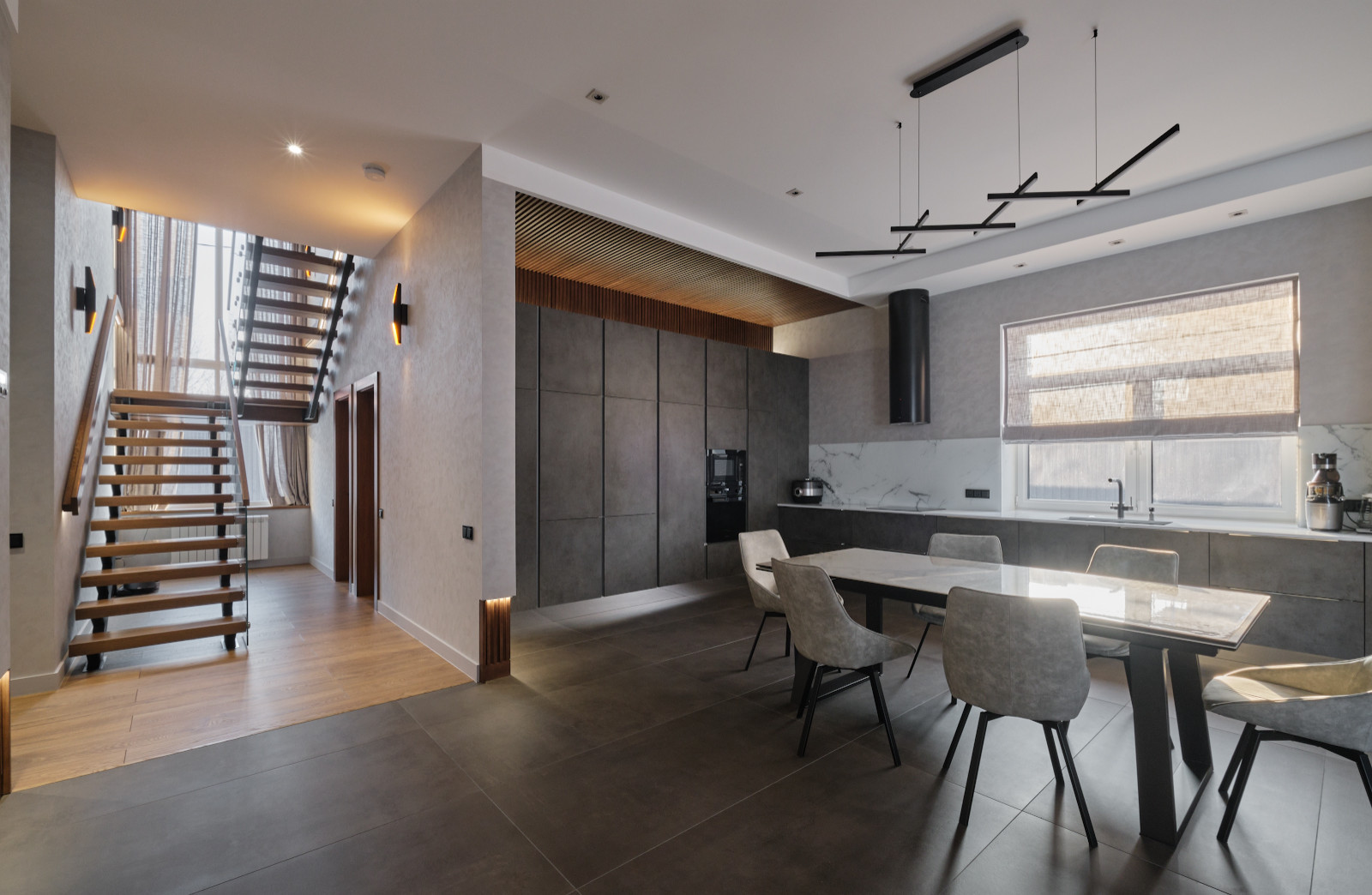 Интерьерная съёмка загородного дом