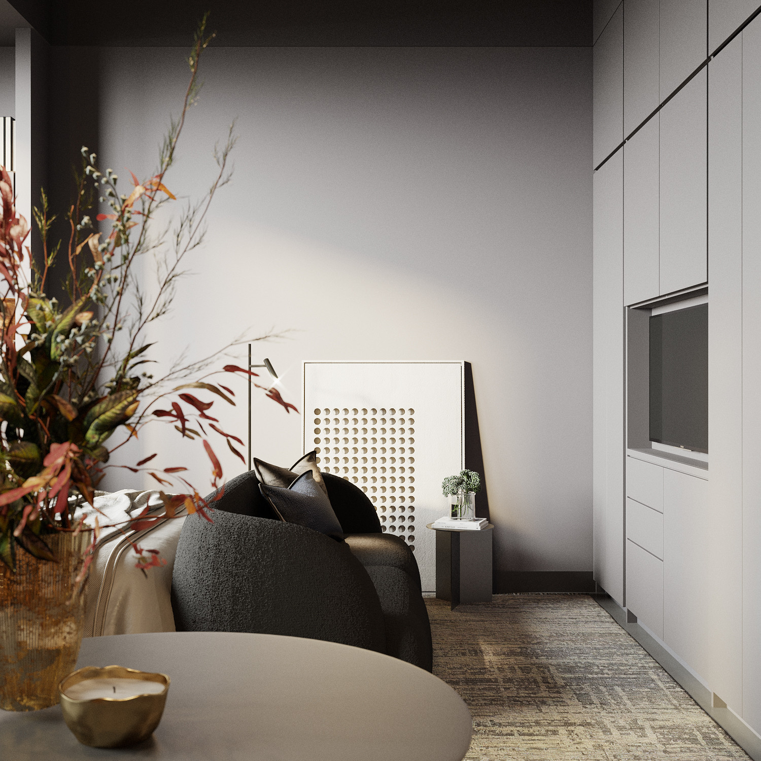 Стильная квартира-студия для сдачи в аренду. ЖК "SYDNEY CITY"