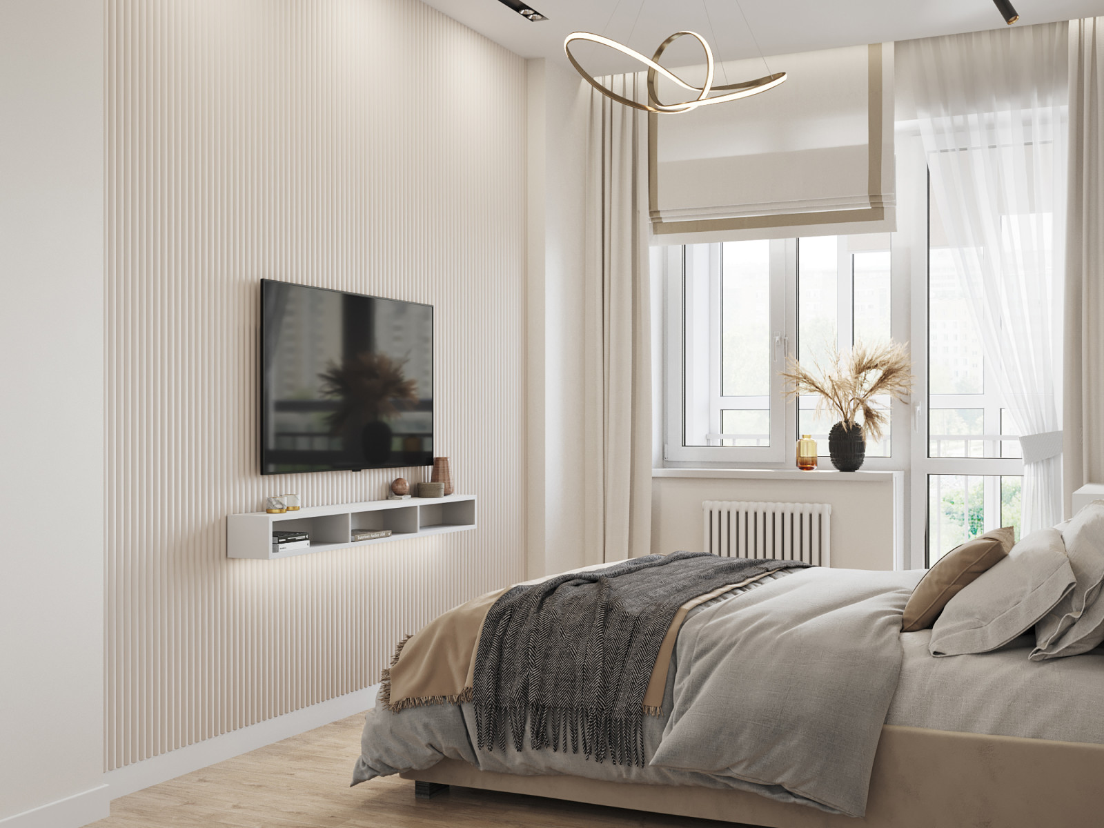 Квартира для молодой семьи с ребенком 80м2