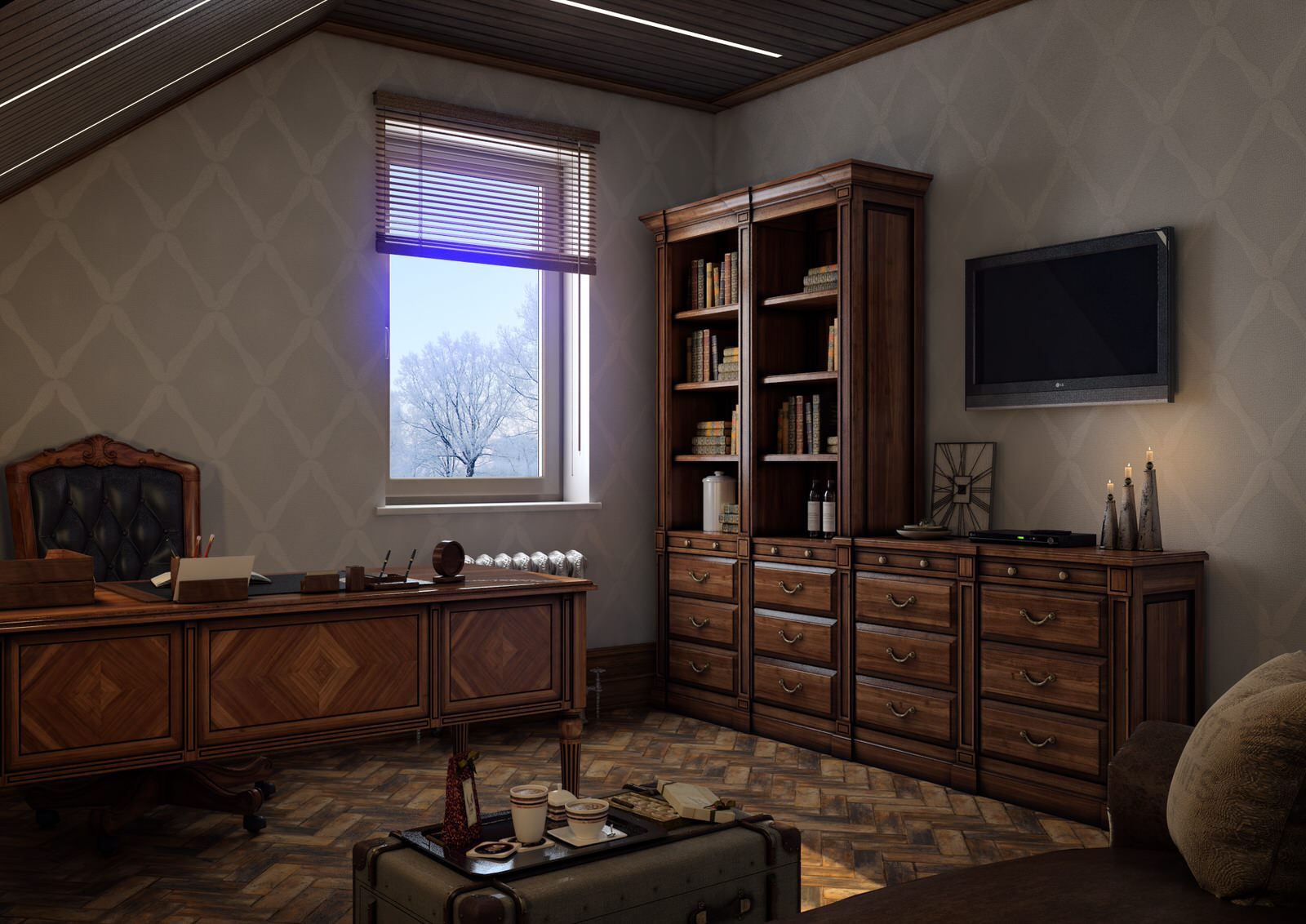 Дизайн-проект загородного дома в г. Пермь