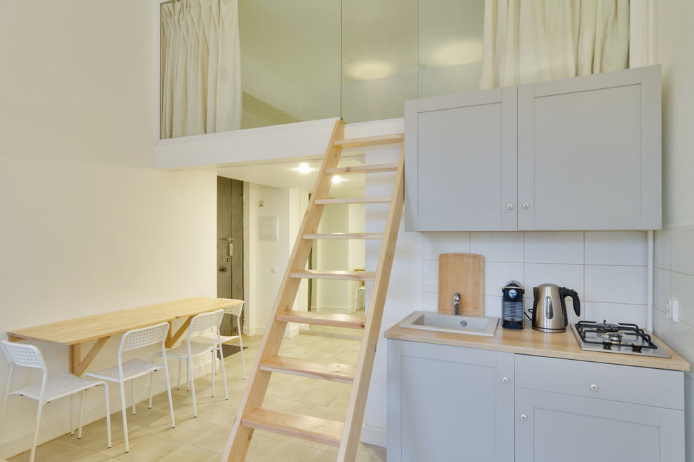 Обложка проекта: Студия со вторым ярусом для Airbnb