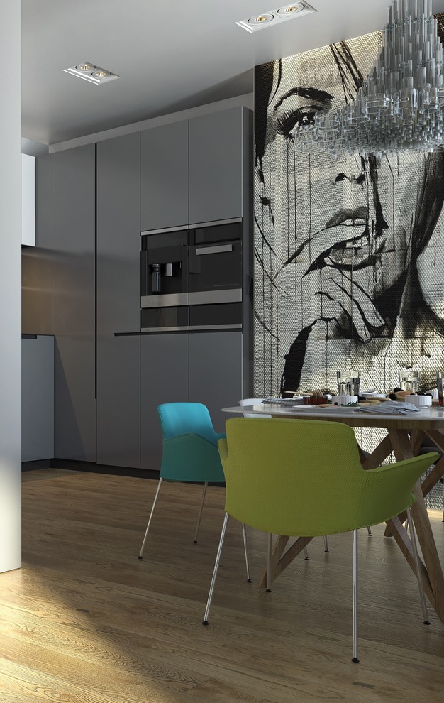 Дизайн кухни гостиной в загородном доме