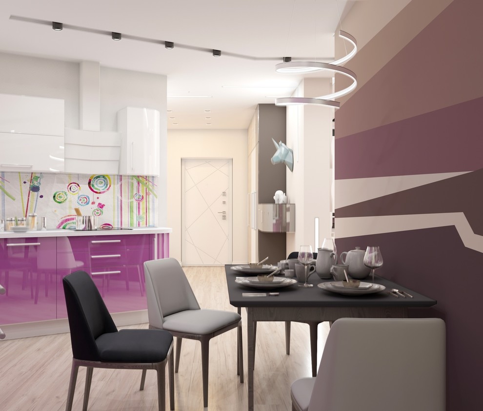 Дизайн - проект 3к. кв. 75 м2 для молодой пары в ЖК Крылья