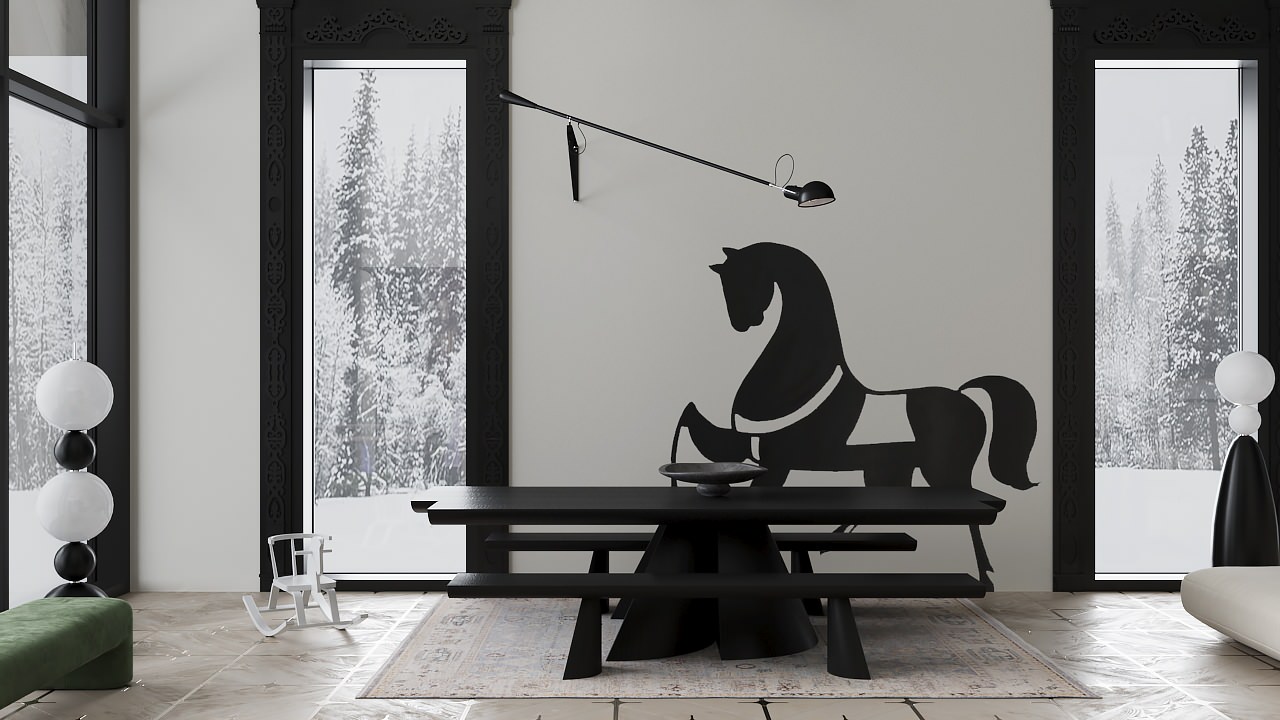 Загородный дом в Новом Русском стиле