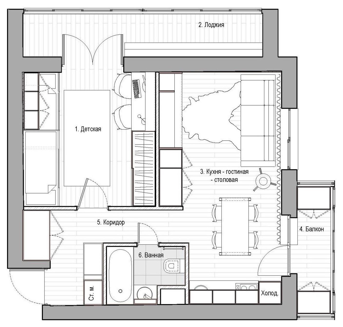 Обложка проекта: Квартира на Достоевской