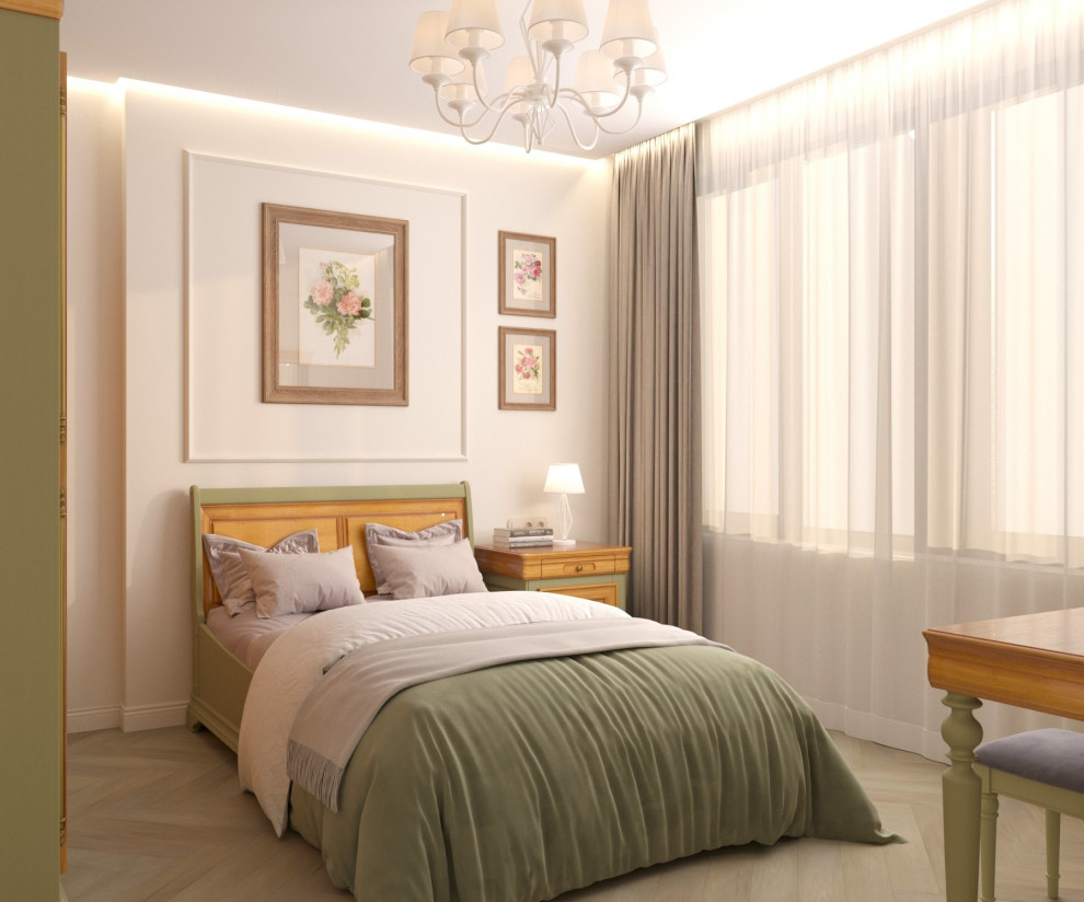 Дизайн проект - уютный и элегантный интерьер в мягких пастельных тонах