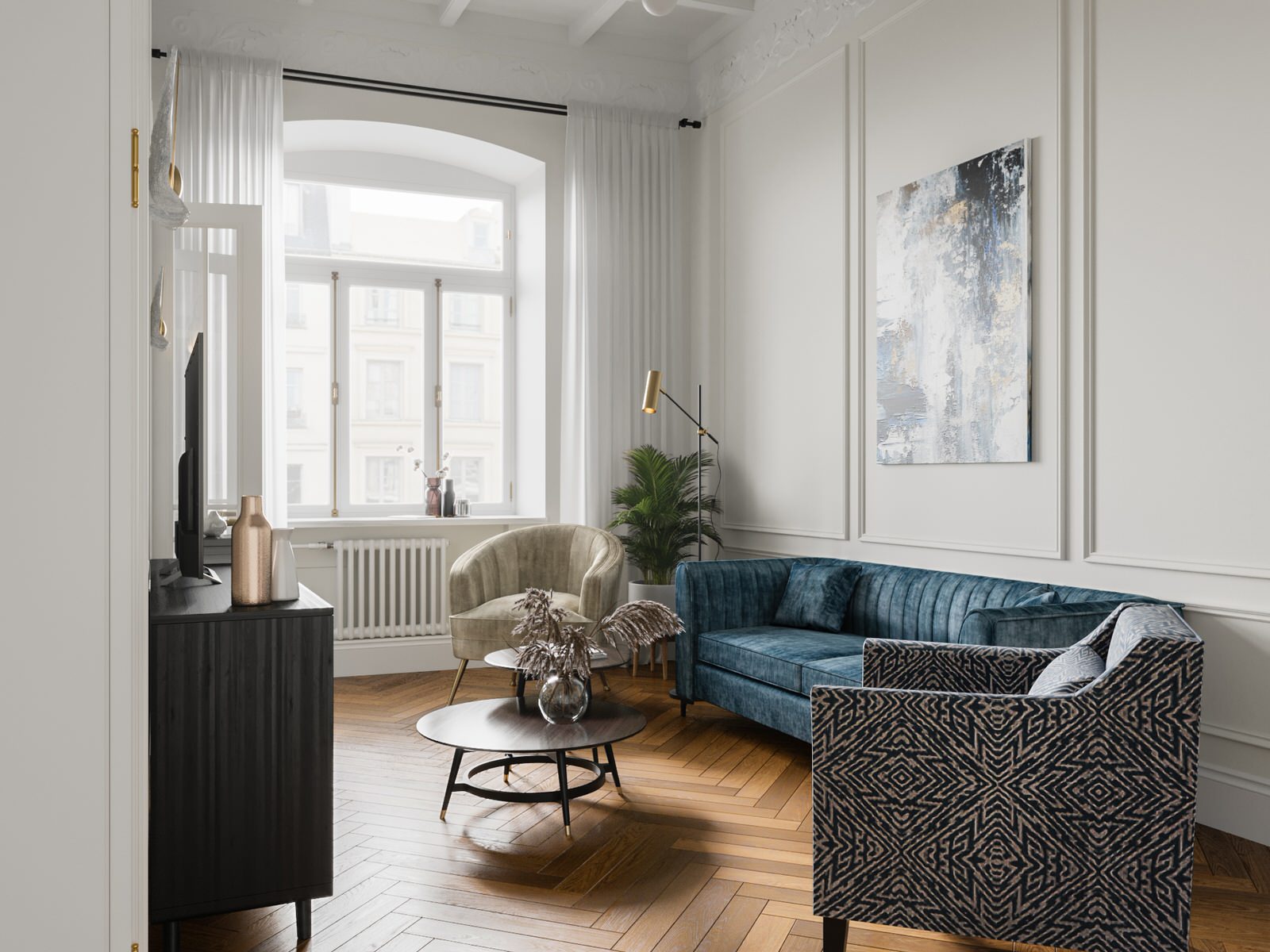 Французский стиль в доходном доме