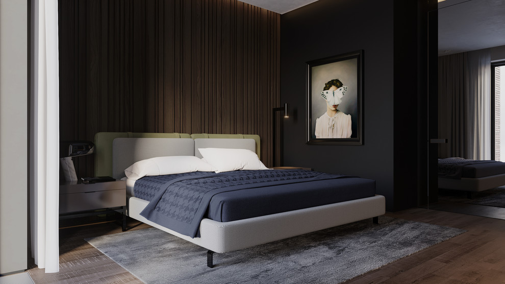 Темная квартира для светлой пары