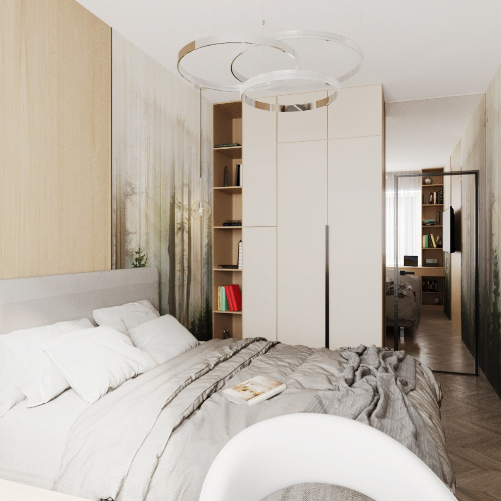 Спальня. вариант решение. Расширения пространства.