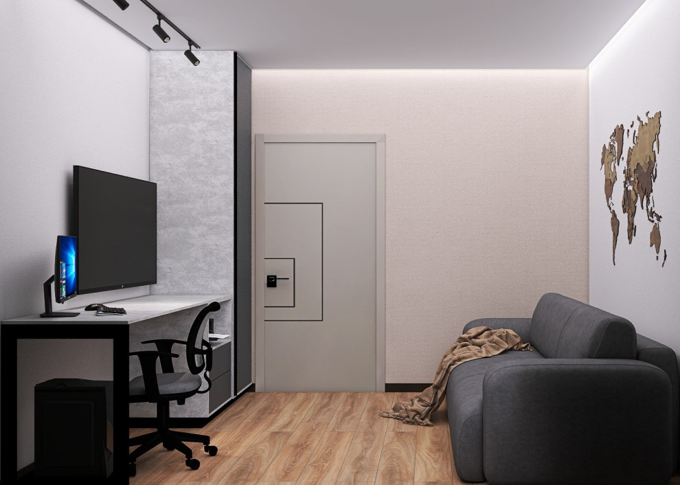 Стильная двушка для семьи из 4-х человек!