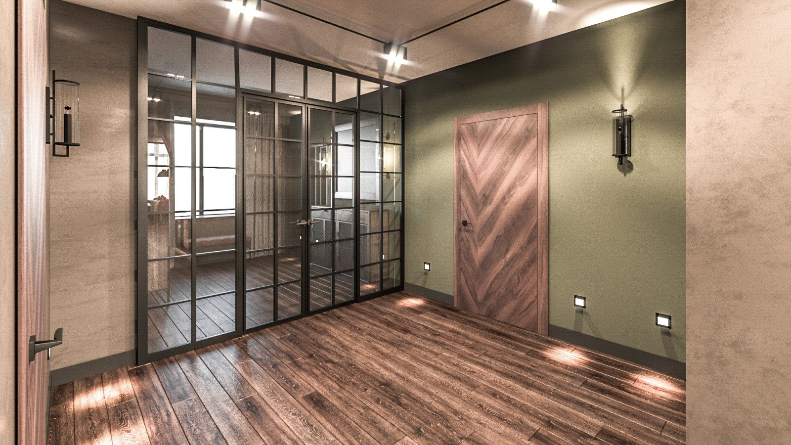 Обложка проекта: Дом в стиле яркое шале. Холл