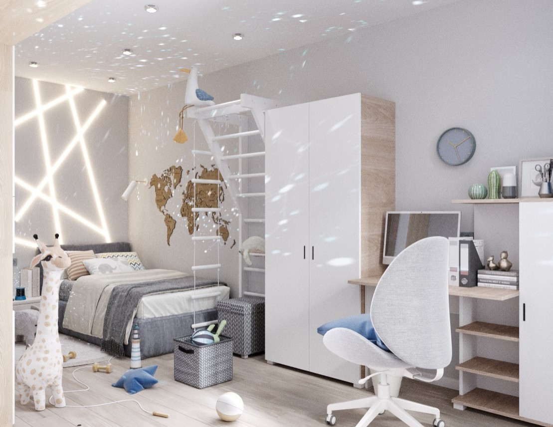 дизайн проект 2-ух комнатной квартиры