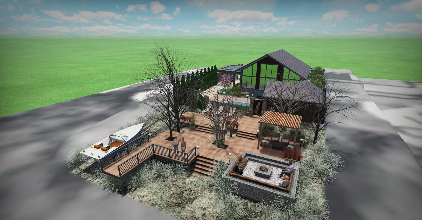 Коттедж с баней на берегу Дона