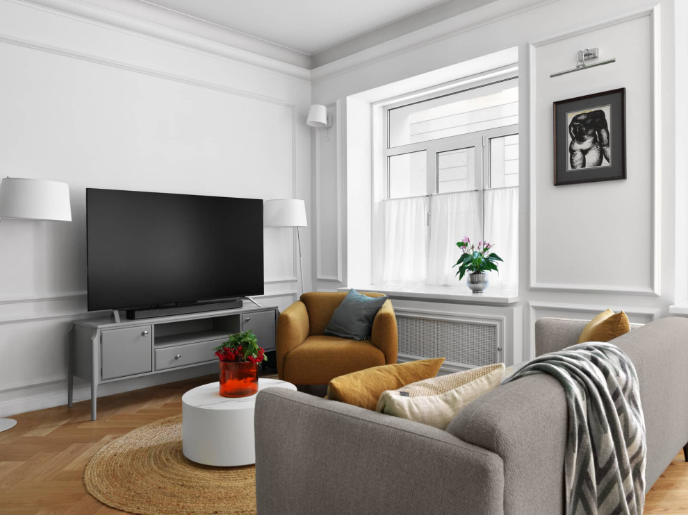 Дизайн и ремонт квартиры в Пречистенском переулке — Зелёный лейтмотив