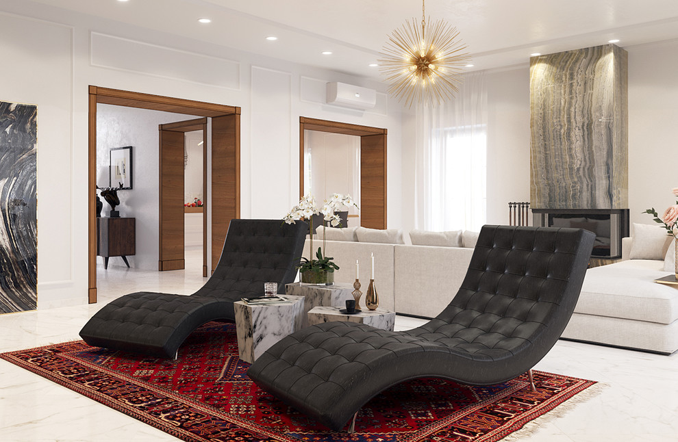 Эклектика в светлом доме