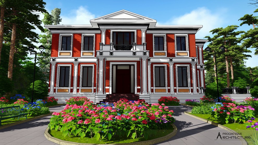 Загородный дом в классическом стиле