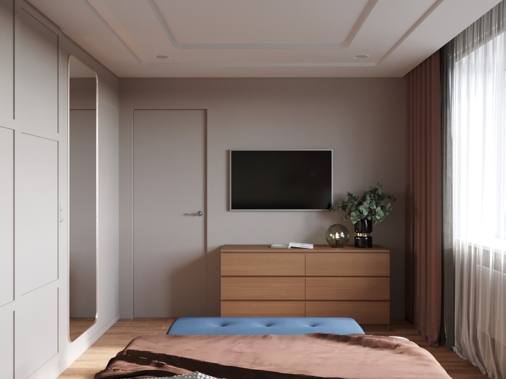 Современный интерьер для пары с двумя детьми