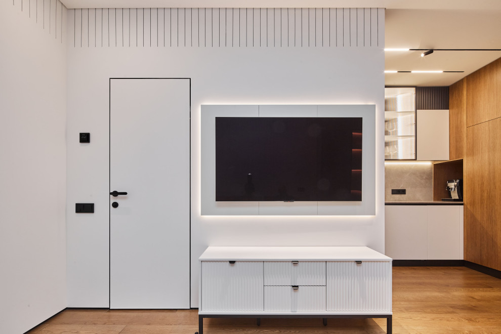 Обложка проекта: Современный дизайн трехкомнатной квартиры 112 кв. м.