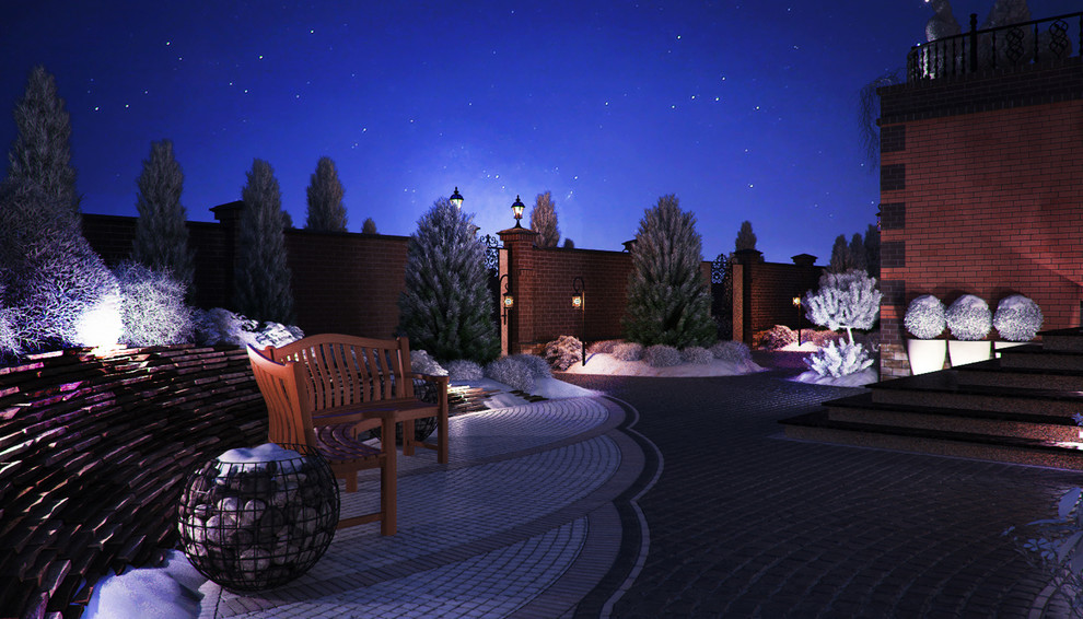 Проект благоустройства участка п.Зубарево. ЗИМА.