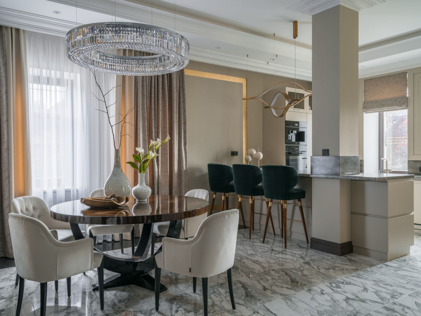 Стилизация загородного дома в КП Николино