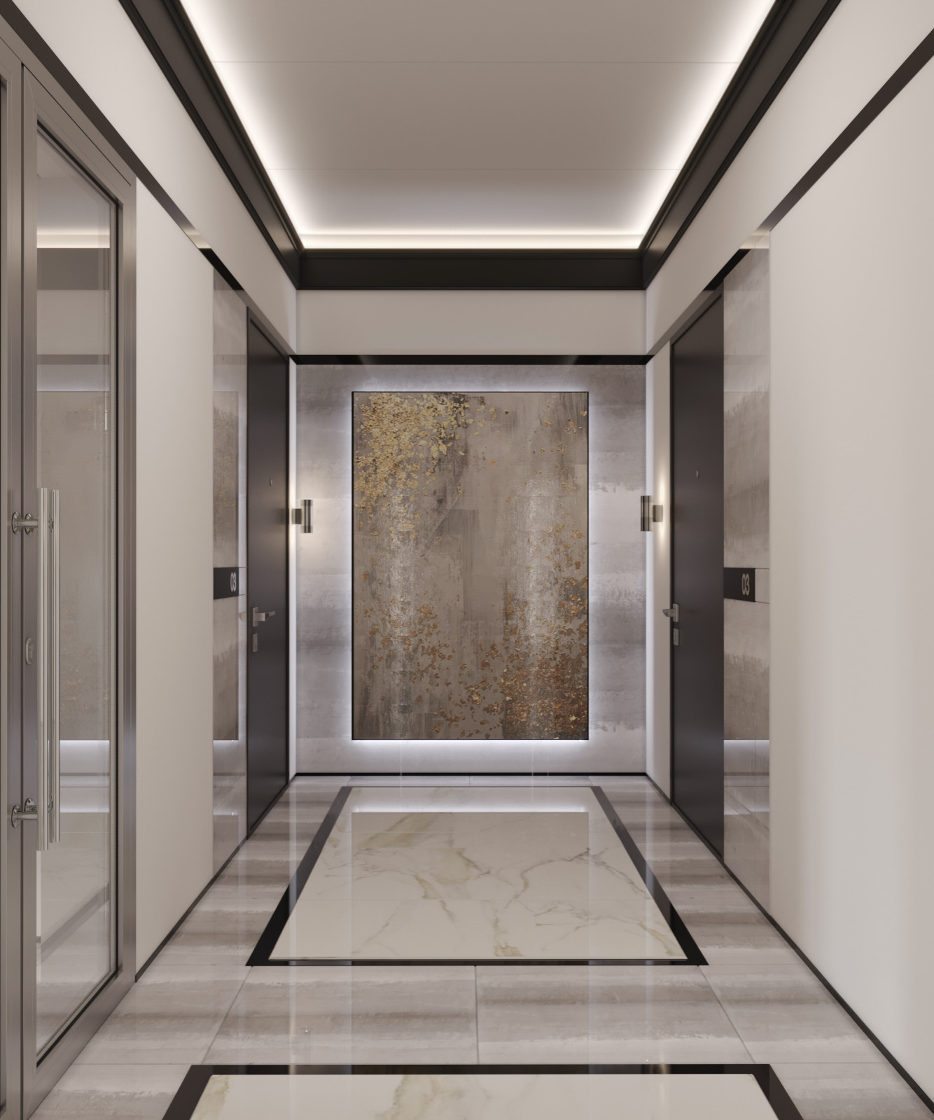 Ощественные зоны жилого комплекса "Резидент"