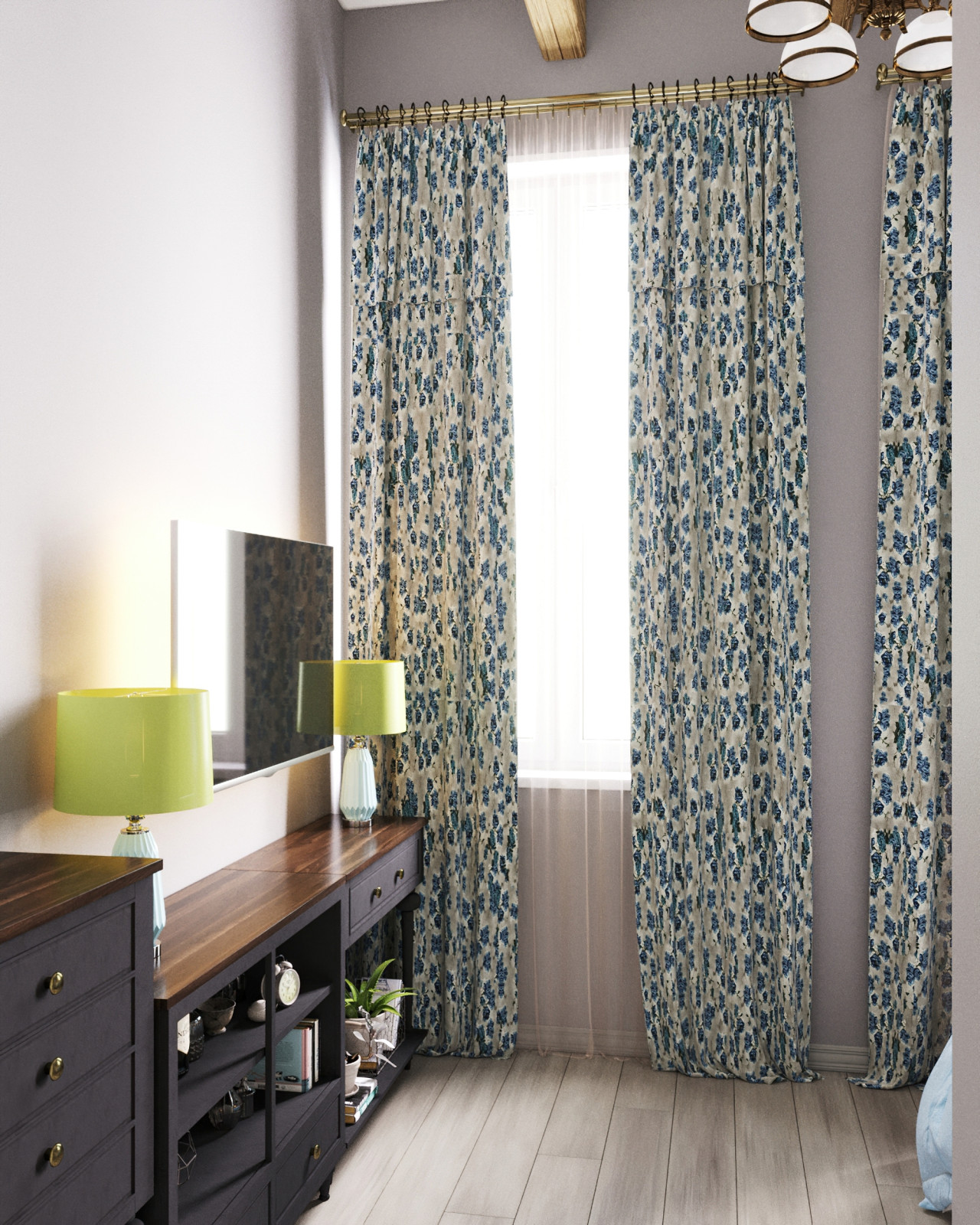 Интерьер квартиры в стиле кантри