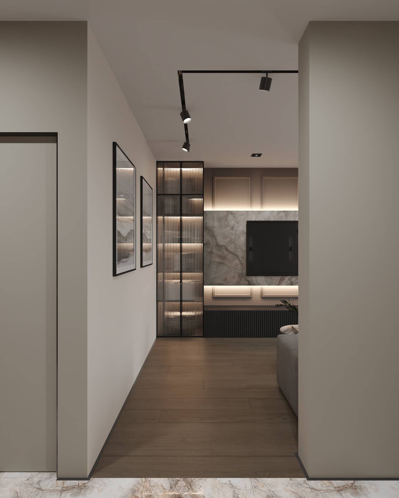 Проект интерьера в современной классике