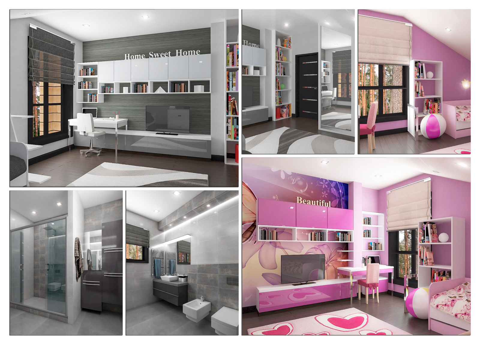 Дизайн-проект 2-х этажного жилого дома