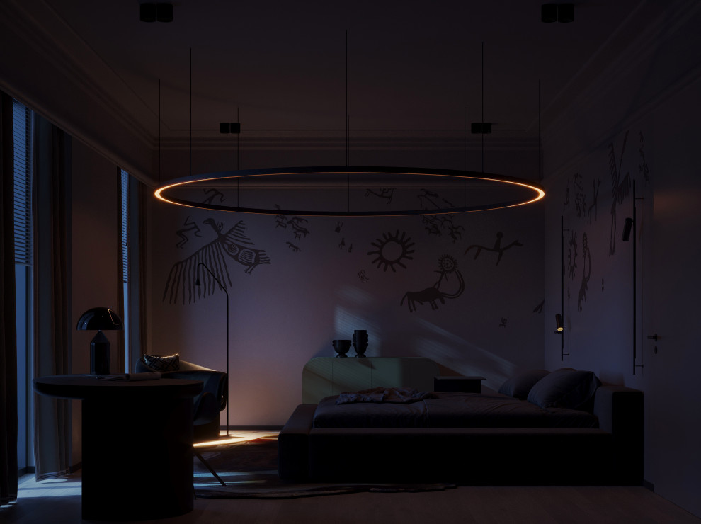 Обложка проекта: Интерьер с элементами наивного искусства