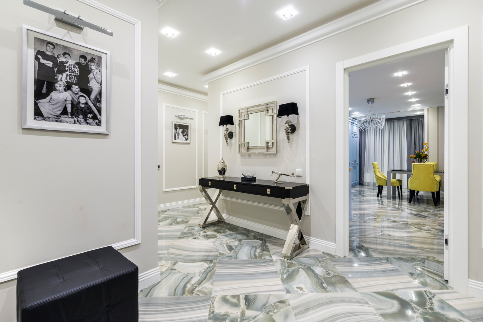 Интерьер квартиры в ЖК "Скай Форт"