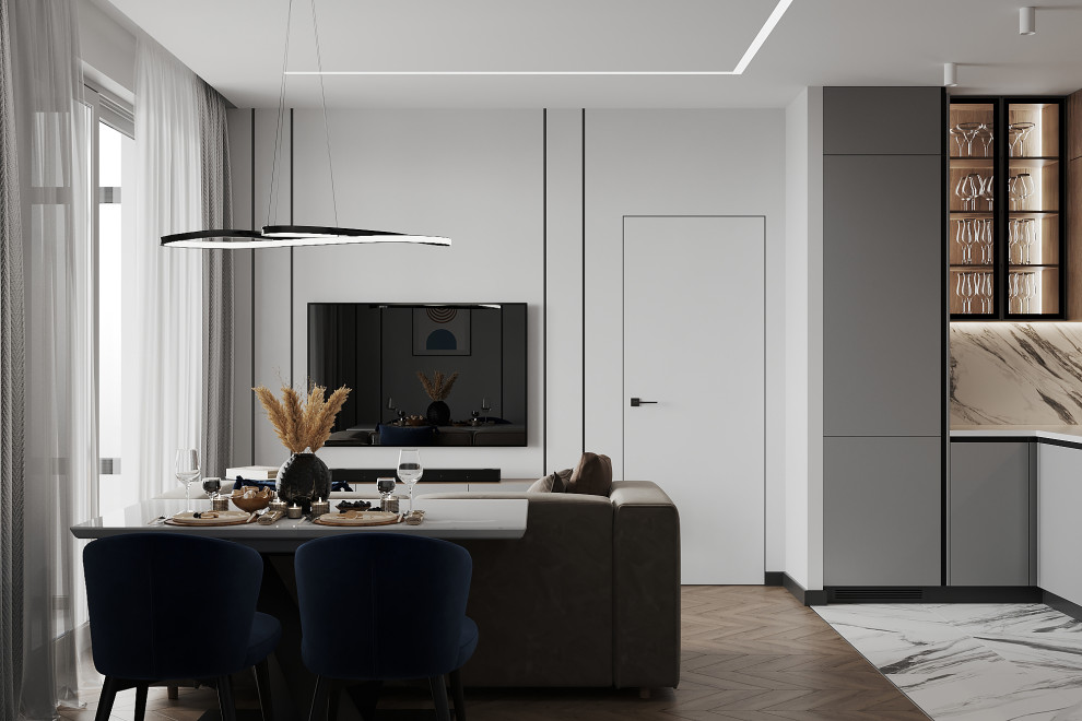 Двухкомнатная квартира для молодой пары в ЖК Черная Речка