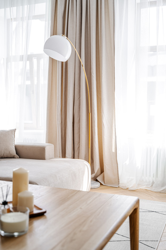 Светлая квартира в скандинавском стиле