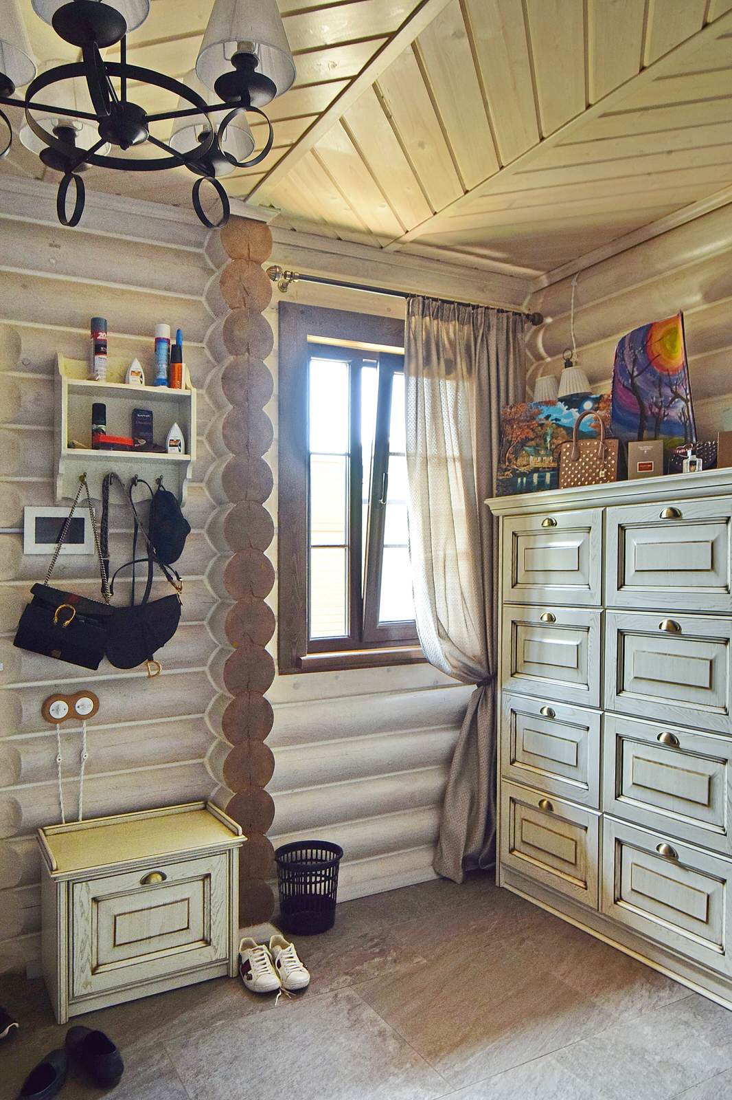 Обложка проекта: Прихожая/Холл в срубе